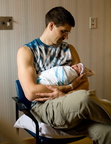 Holly meeting her daddy.